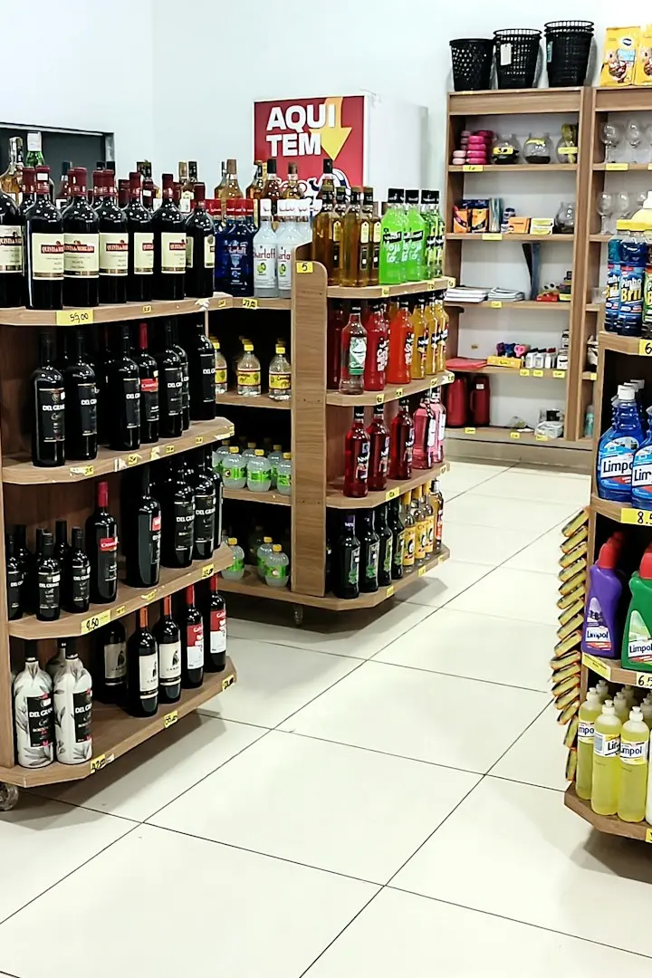 a store filled with lots of bottles of alcohol