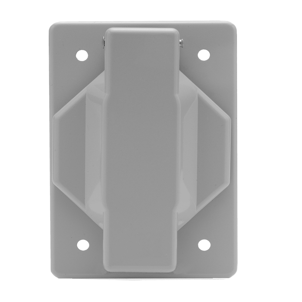 TAPA DE ALUMINIO GRIS PARA RECEPTÁCULO SENCILLO EXTERIORES 40MM (PARA CONDULET FS)