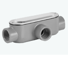 [#] CONDULET ALUMINIO TIPO TEE 1 1/4" PIEZA