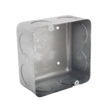 [#] CAJA METALICA TIPO PESADA (CAL 19) 6" X 6" ORIFICIOS 1/2", 3/4",. 1" PIEZA