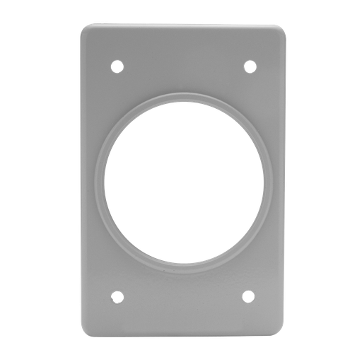 [8800410] TAPA DE ALUMINIO GRIS PARA RECEPTÁCULO SENCILLO DE 35MM (PARA CONDULET FS)